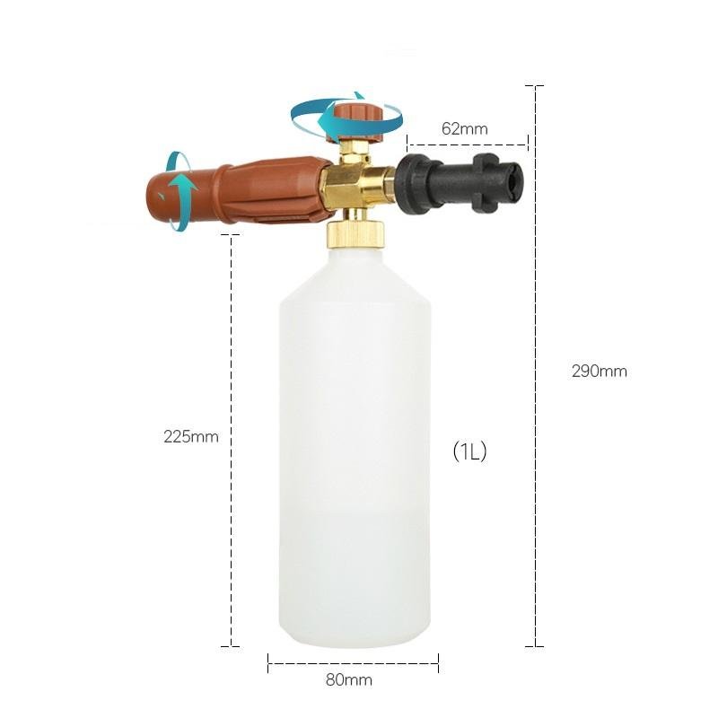 Hot Selling 220 Bar High Pressure Car Washer Foam Gun Snow Lance Foam Pot Professional Car Washing Foam Lance