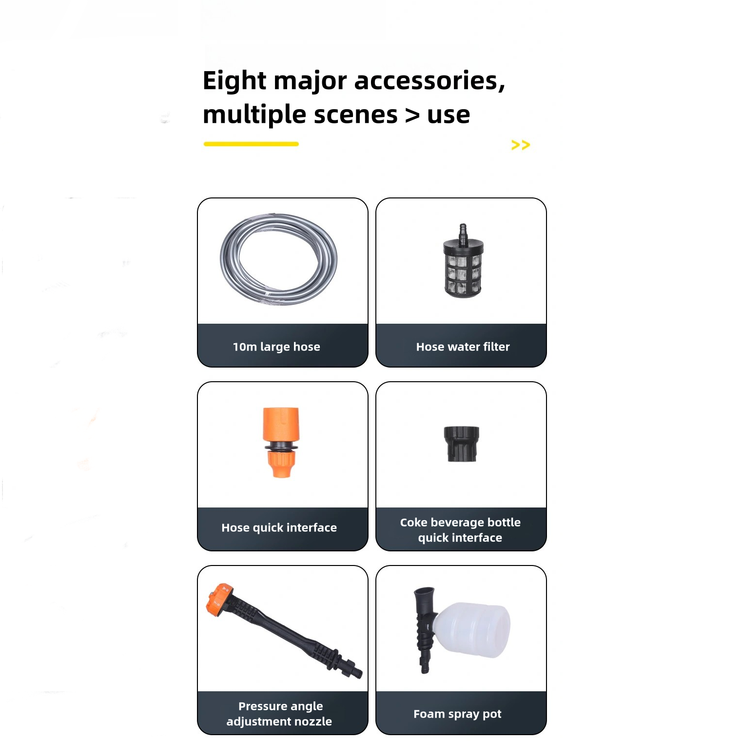 Wireless Car Washer Set Steel & Plastic Material Electric Lithium Battery Powered Efficient Pressure Wash Gun Car Wash Machine
