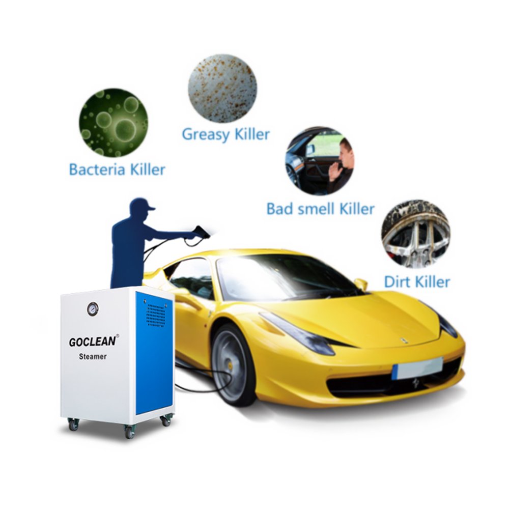 China Supplier High Temperature Vapor Steam Car Washer Cleaner Steam Car Wash Machine Car Engine Cleaning Machine