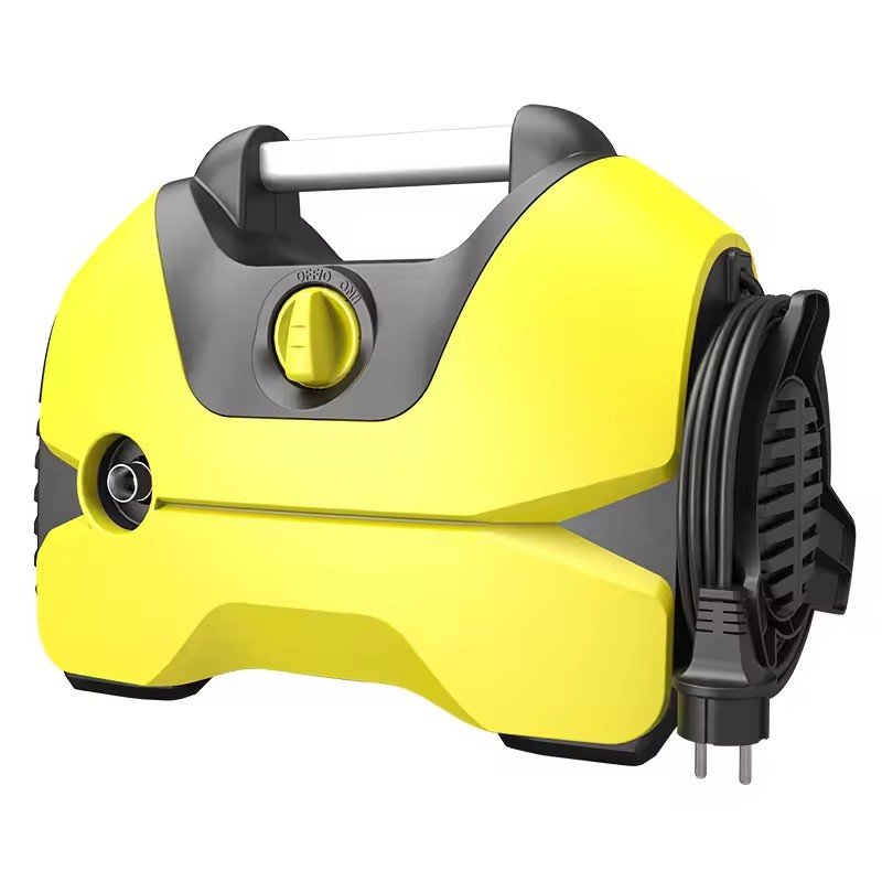 High Pressure Car Washer Pump1400 Watts Motor 120 Bars Pressure 6.5L/Min Flow Rate 5m Outlet Hose Portable Home 11 Accessories