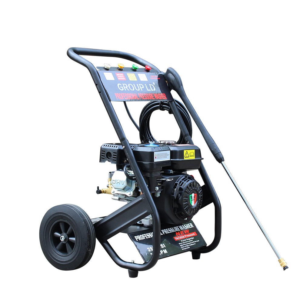 Commercial 180Bar 2900Psi 2.4Gpm Gasoline High Pressure Jet Power Car Washer