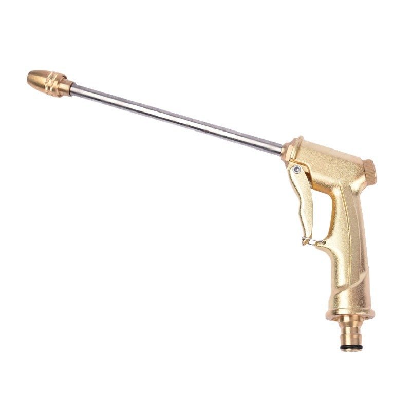 Manufacturers supply new silver aluminum extended rod high pressure outdoor car washer gun for washing cars