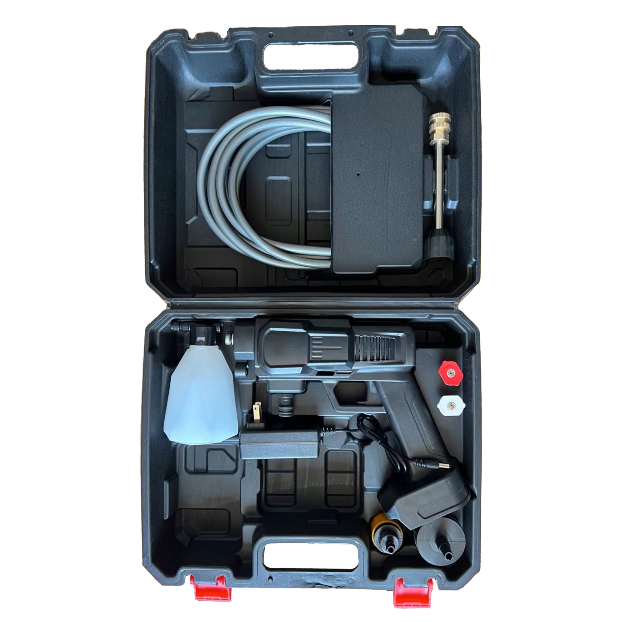 Portable Powerful High Pressure 24v Lithium Cordless Wireless Battery Powered Car Washing Machine Water Jet Foam Gun Car Washer