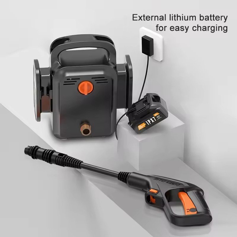 HF6S high quality and durable wireless sprayer Car Washer Machine Battery Portable multi-functional Car Washer