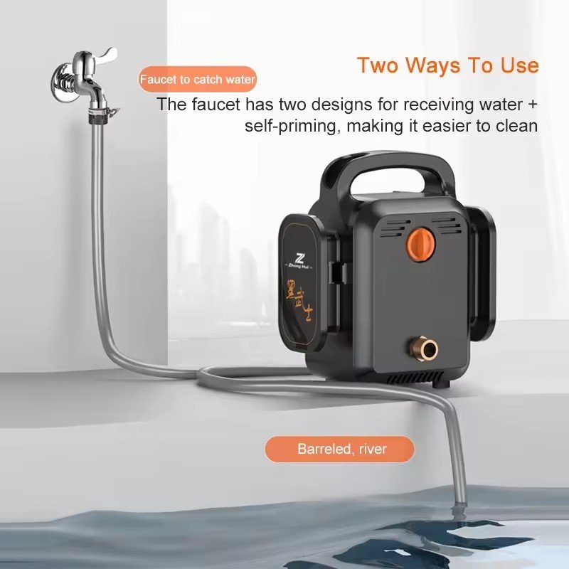 HF6S high quality and durable wireless sprayer Car Washer Machine Battery Portable multi-functional Car Washer