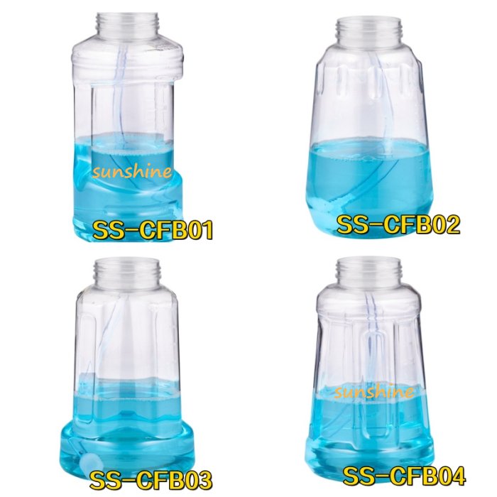 New High Pressure Car Washing Snow Foam Lance 1L Car Foam Cannon New Colour Clear Bottle Power Cleaning Shampoo Spray Nozzle