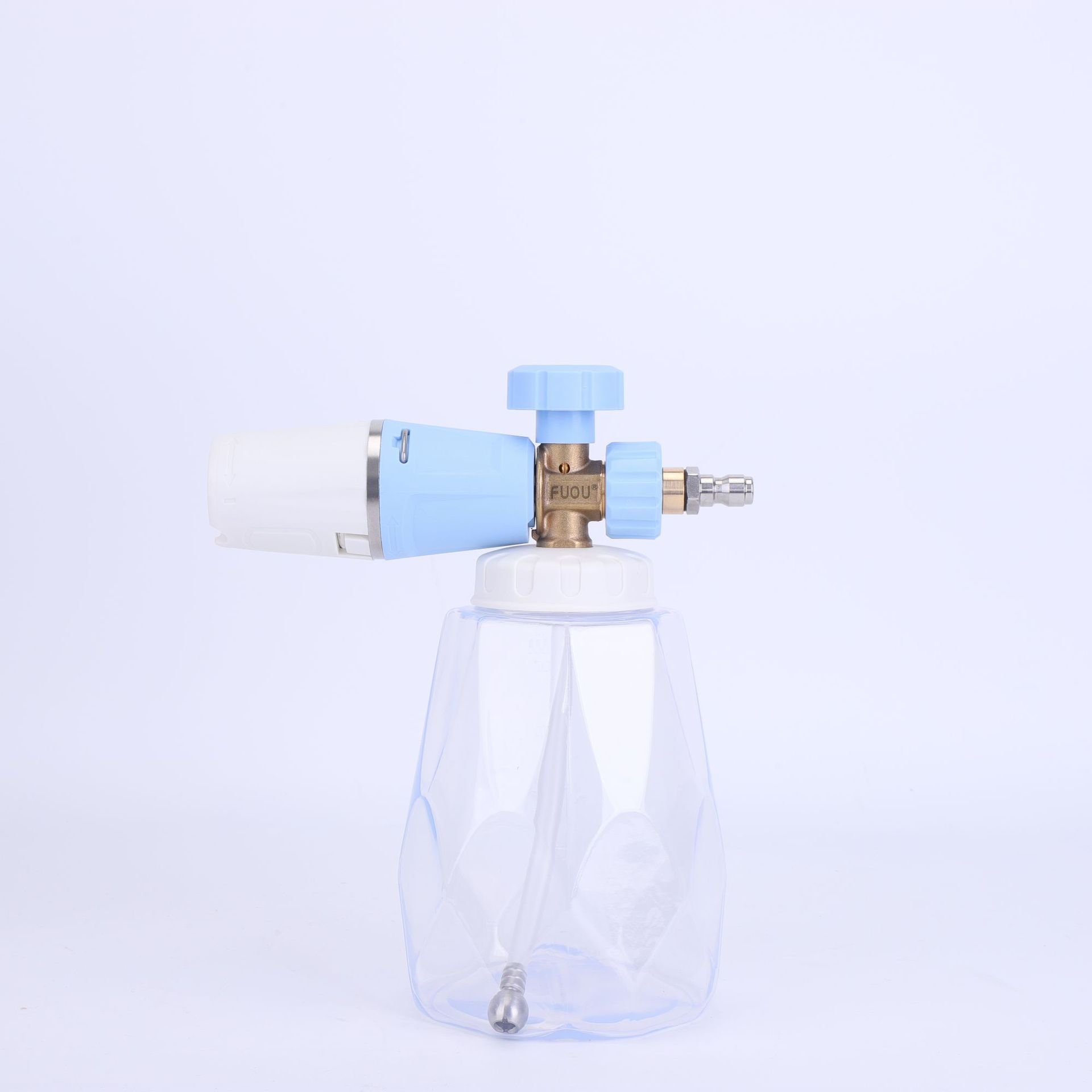 New transparent bottle high pressure washer car wash foam spray gun brass snow foam cannon lance