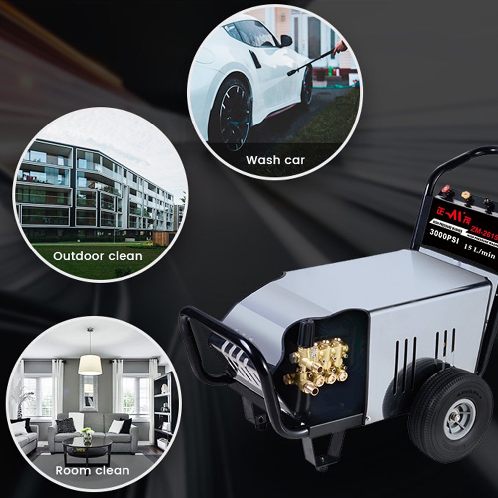 Heavy Duty Commercial Electric 300Bar 15Hp High Pressure Car Washer