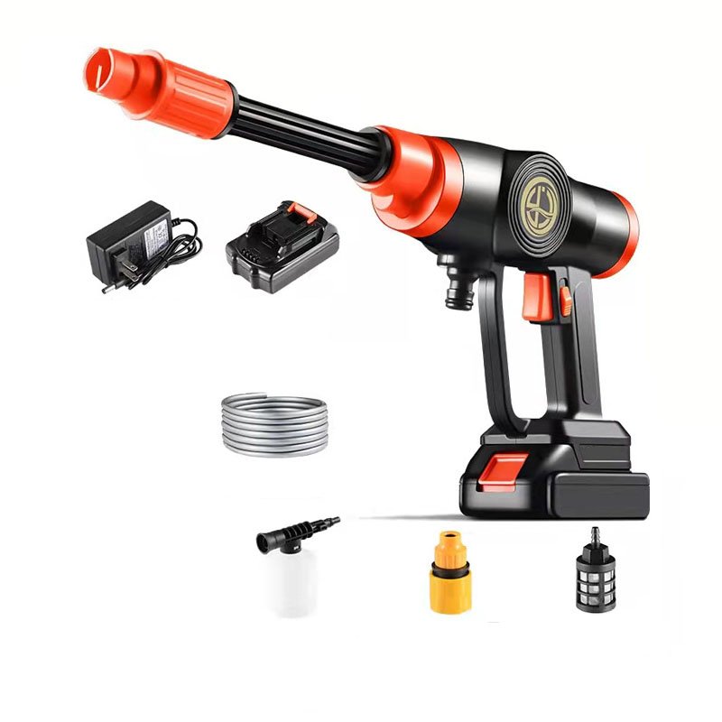 Portable Rechargeable High Pressure Lithium battery Car Wash Gun Cordless Power Car Washer Machine