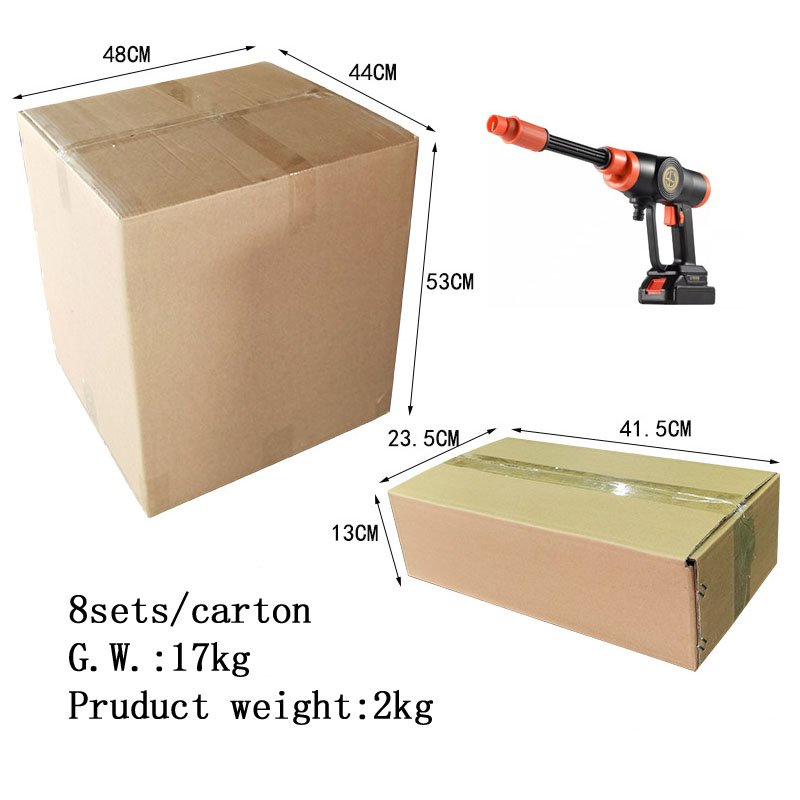 Portable Rechargeable High Pressure Lithium battery Car Wash Gun Cordless Power Car Washer Machine