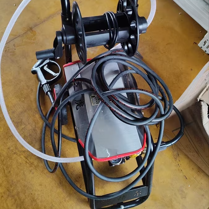 Portable High-Pressure 220V Electric Car Washer Machine Cold Water Jet Cleaning with New Pump and Motor for Home & Farm Use