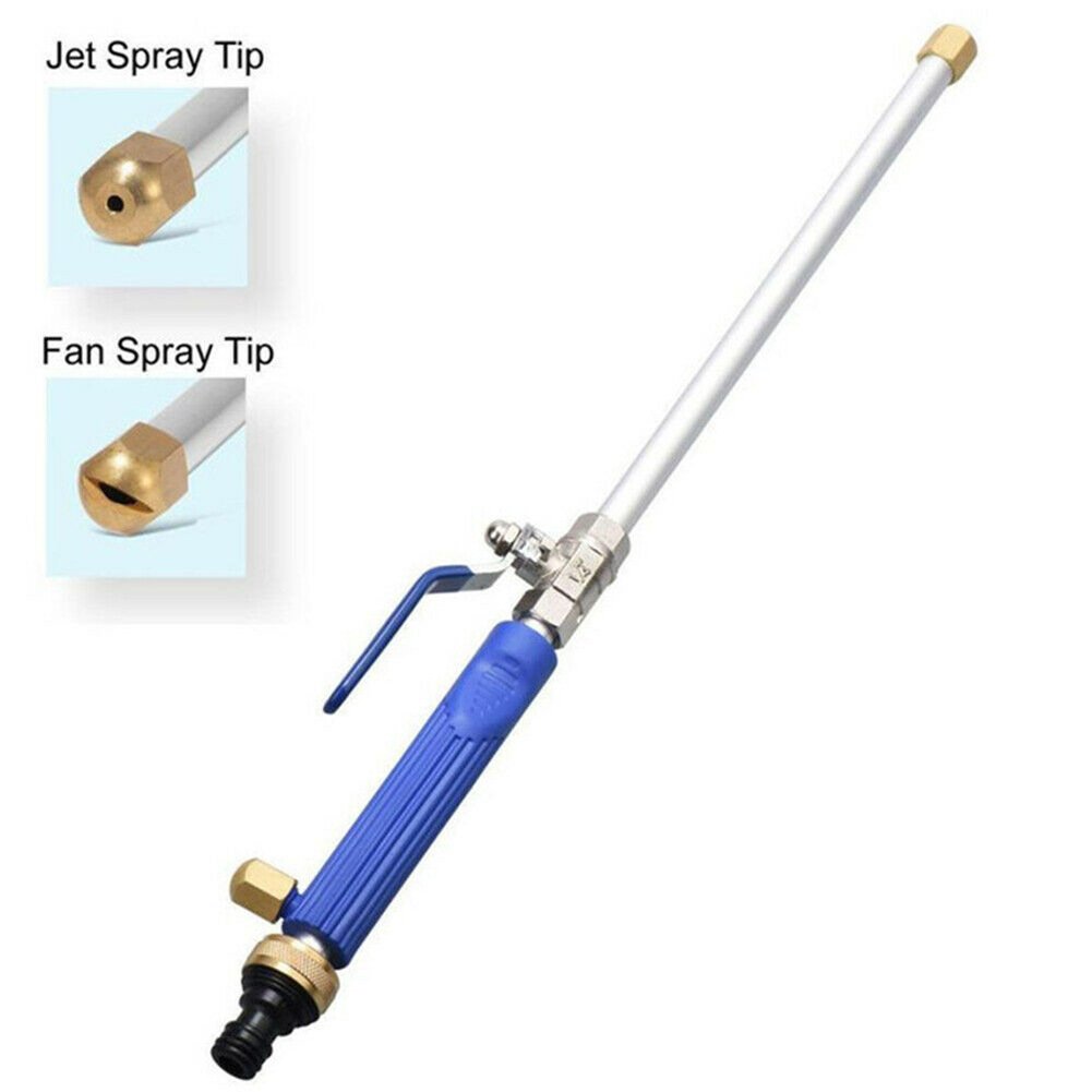 Portable High-Pressure Hydro Jet Power Washer Gun with 2 Hose Nozzles for Cleaning Garden & Cars Water Jet Washer Gun