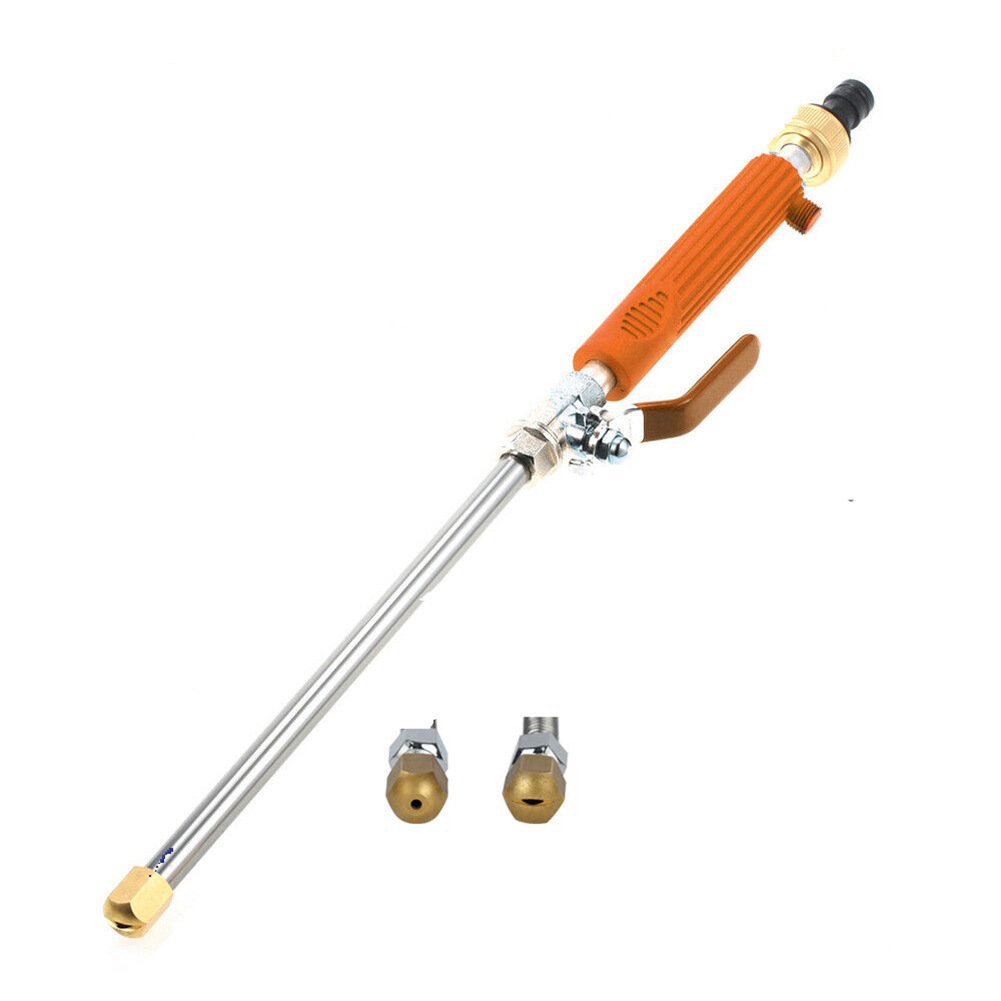 Portable High-Pressure Hydro Jet Power Washer Gun with 2 Hose Nozzles for Cleaning Garden & Cars Water Jet Washer Gun