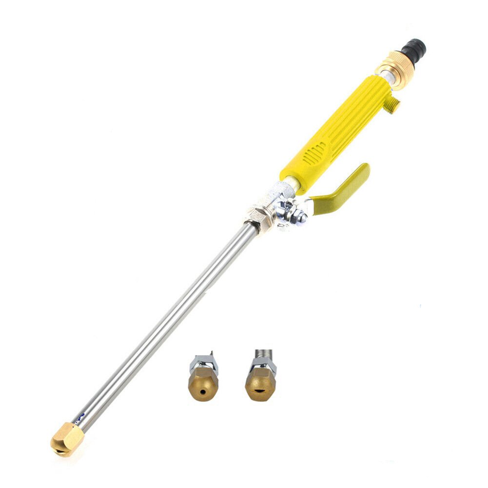 Portable High-Pressure Hydro Jet Power Washer Gun with 2 Hose Nozzles for Cleaning Garden & Cars Water Jet Washer Gun