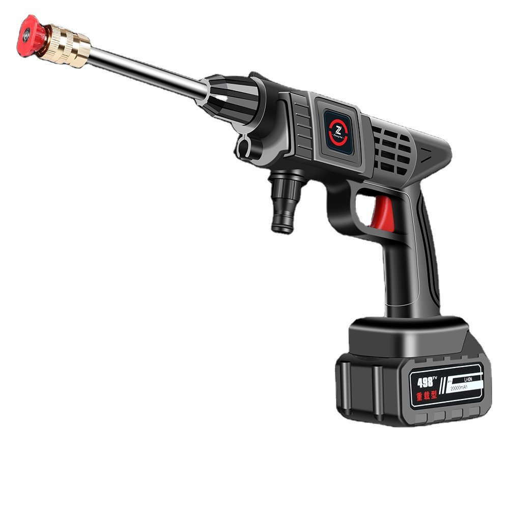 Rechargeable Car Washer Machine High Pressure Water Gun Cleaning Watering 300W Cordless Car Washer
