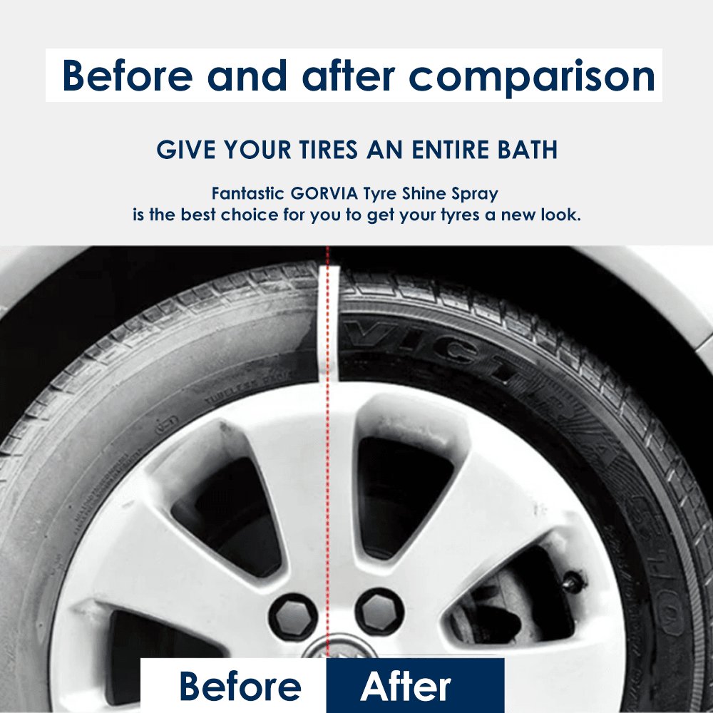 500ML Tyre Shine Cleaner Tire Shiner Car Cleaning Tyre Shine Spray