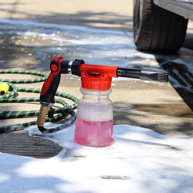 Wholesale Custom Car Washer Tool Low Pressure Car Cleaning Washing Foam Cannon Gun Garden Hose Sprayer Snow Foam Water Sprayer