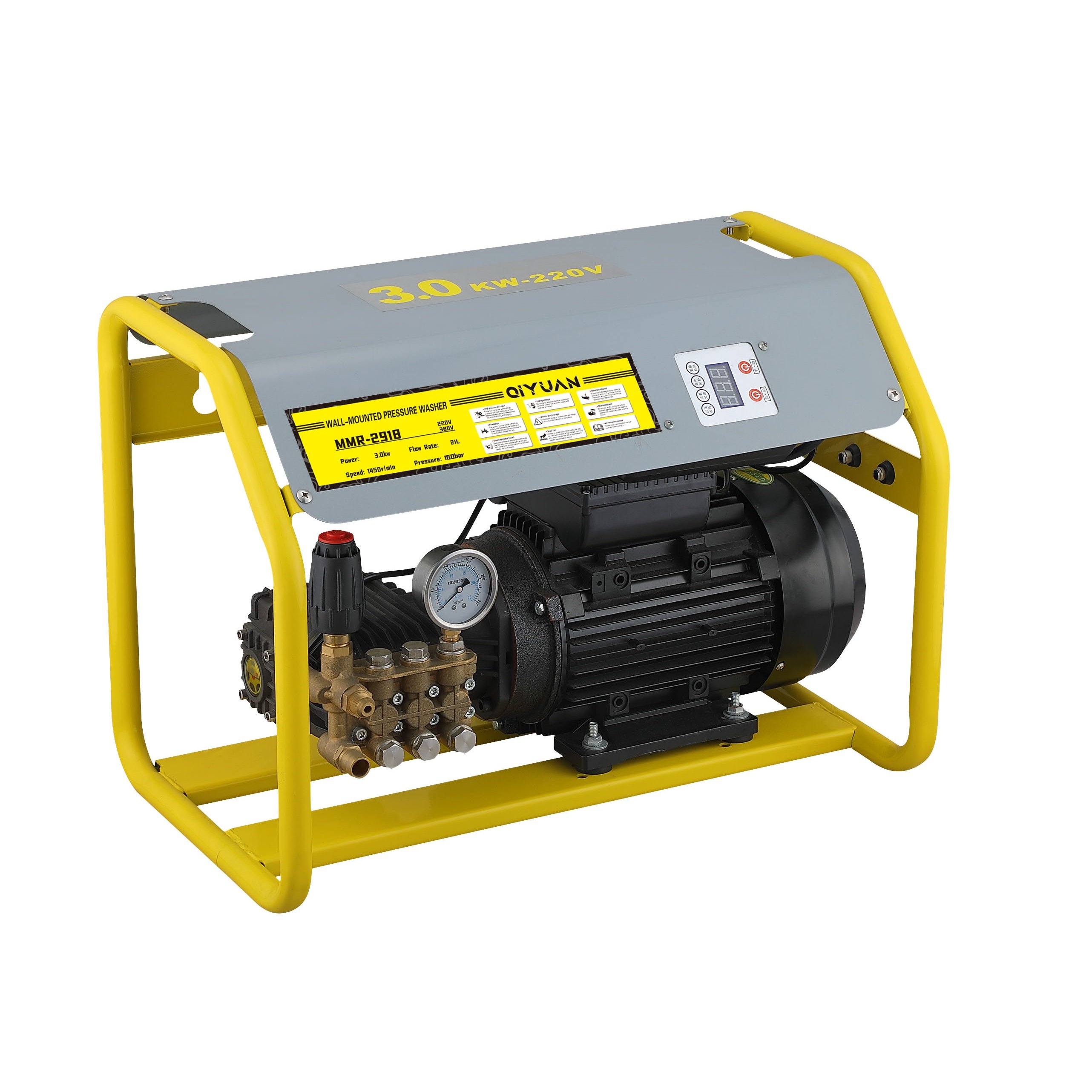 160Bar 3000W High Pressure Washer Electric Surface Cleaner Car Washer Portable Pressure Washer For Car