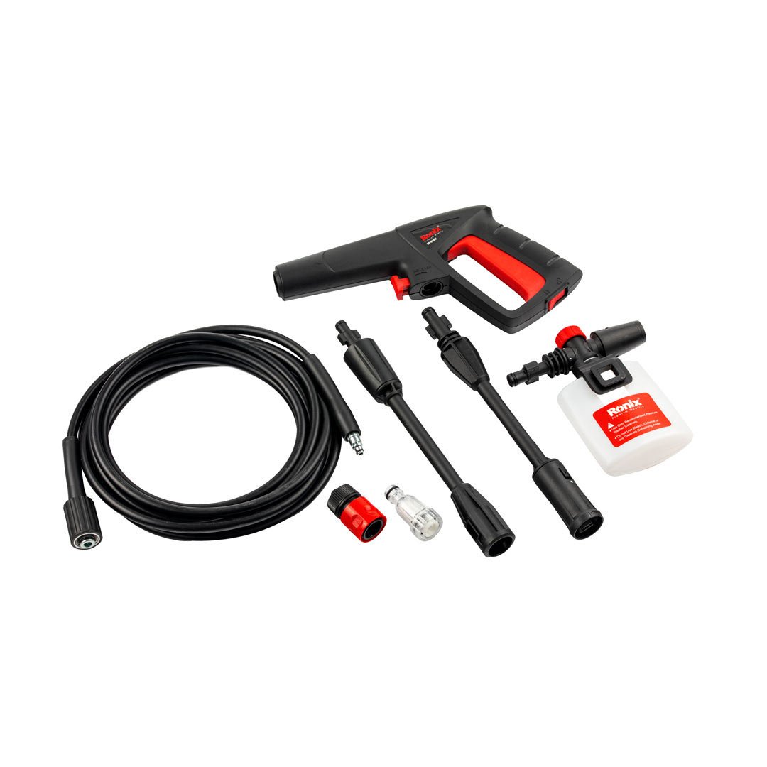 RONIX RP-U100C Professional High-performance 1400W Universal Motor 100Bar High Pressure Car Washer