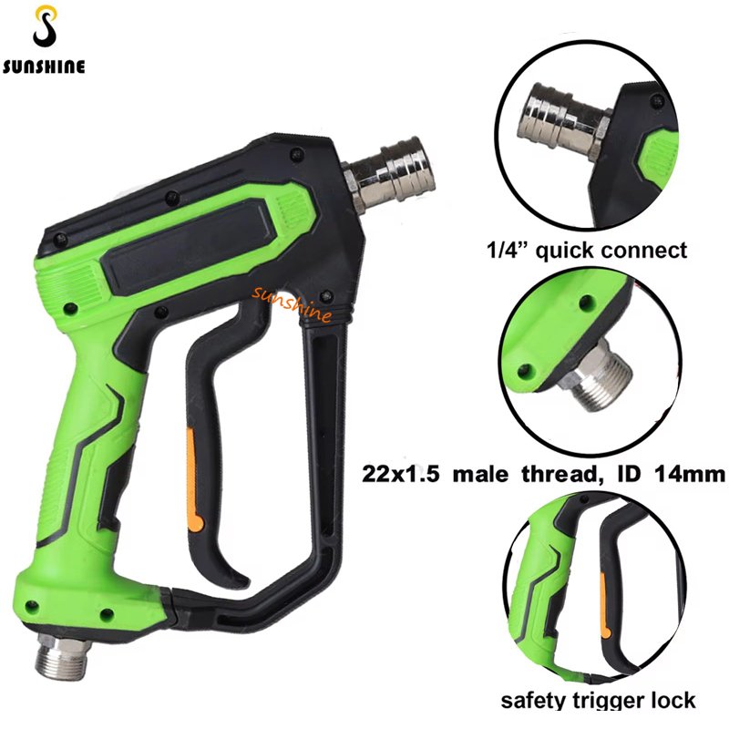 High Pressure Water Gun Power Car Washer Spray Gun 4000PSI Spray Trigger Short Gun