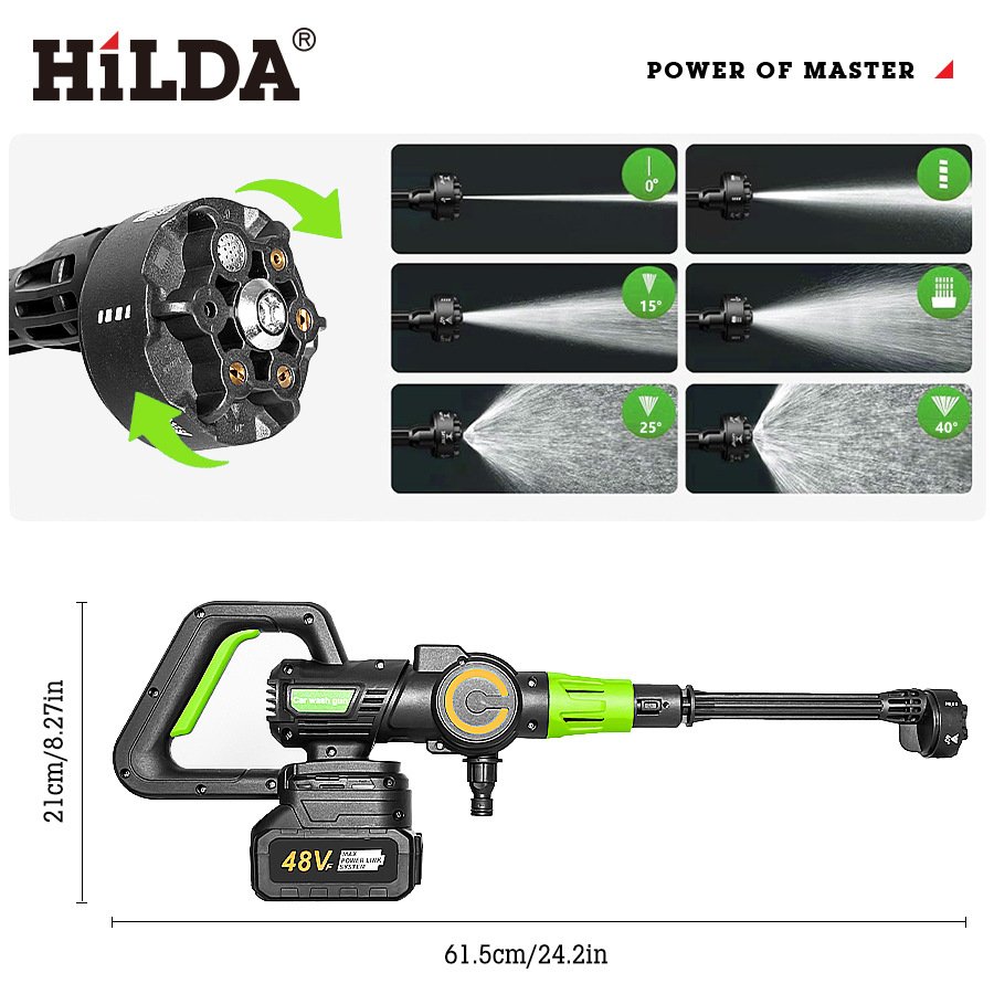 Wireless home Car Washer Portable Cordless Wireless Car Washing Water Gun high power lithium batteryCar Washer Machine