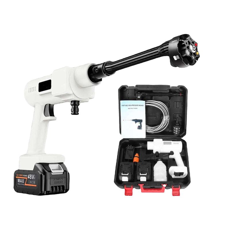 The Flowers Foam Gun ODM Portable Car Washer Tools Kit Cordless Powerful High Pressure Wireless 24 V bike Car Cleaning Washer