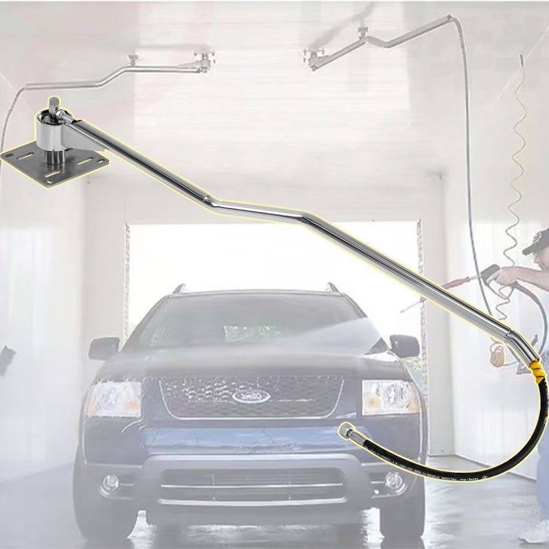 Degree Rotating Cleaning Stainless Steel High Pressure Cantilever Swing Arm For Car Wash