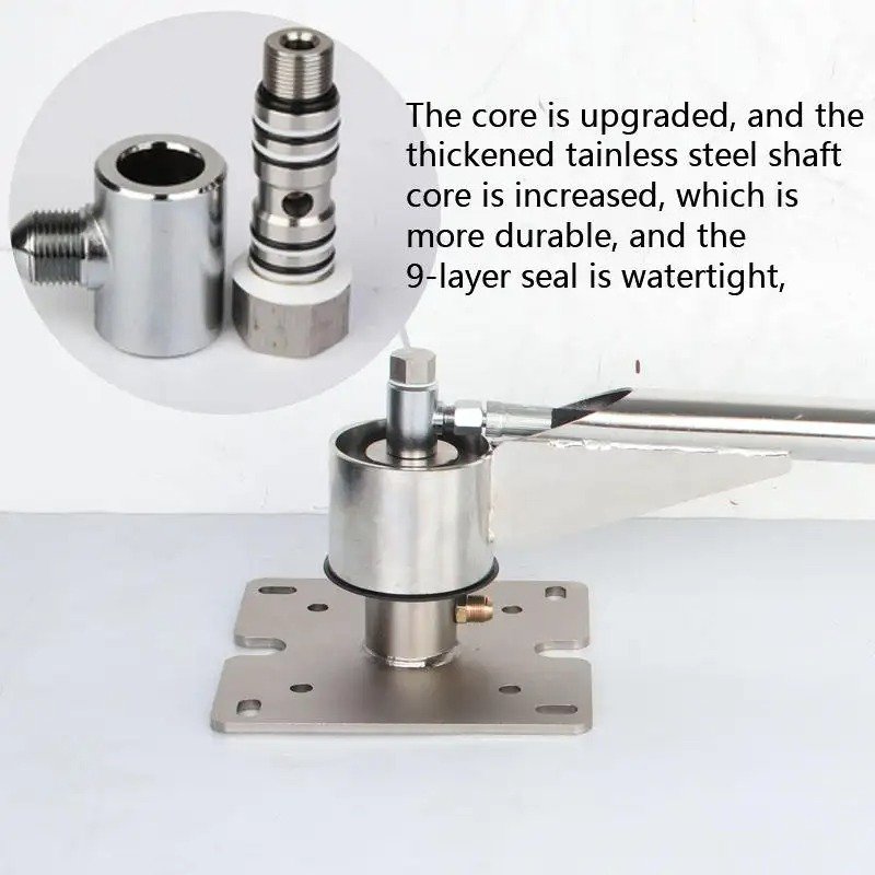 Degree Rotating Cleaning Stainless Steel High Pressure Cantilever Swing Arm For Car Wash