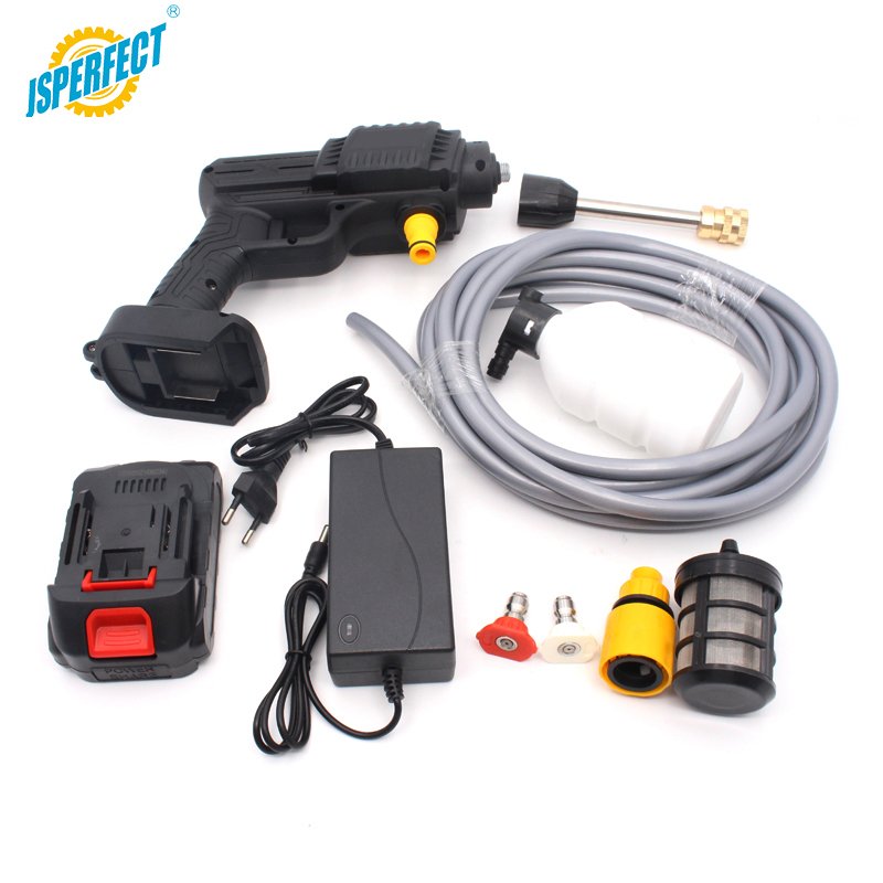JSPERFECT pressure custom high pressure water car washer gun cleaning machine cordless