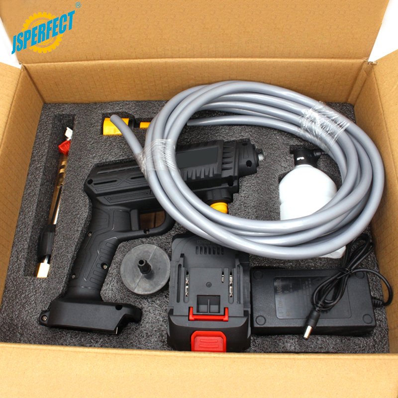 JSPERFECT pressure custom high pressure water car washer gun cleaning machine cordless