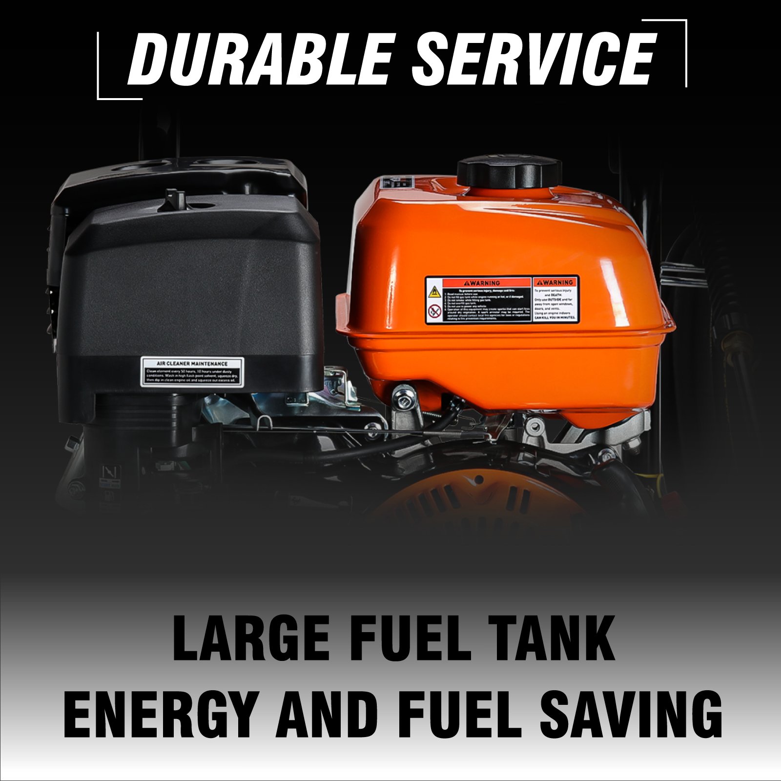 4000psi/275bar 190F 420cc Italy triplex pump gasoline high pressure washer for personal commercial use cleaning machine