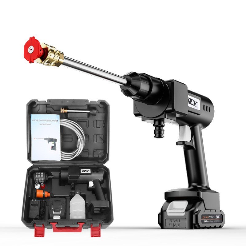 Car Washer High Pressure Portable Wash Gun 25000mah Cordless Electric Cleaning Machine Lithium Battery Washer Spray Gun