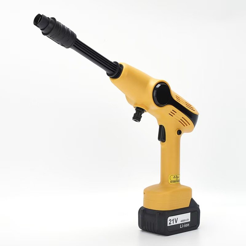 Portable Cordless 24V Electric Car Washer Gun High Pressure 24V Rechargeable Battery ABS/PP Pressure Cleaning Low Price Car Wash