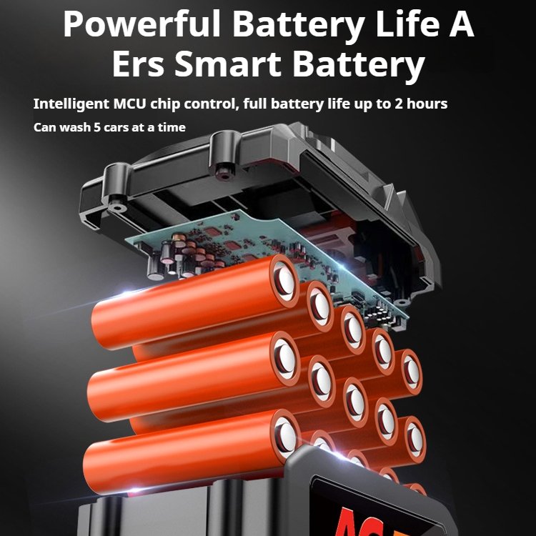 State-Of-The-Art With Battery Power Spray Guns High Pressure Gun Lithium Car Washer