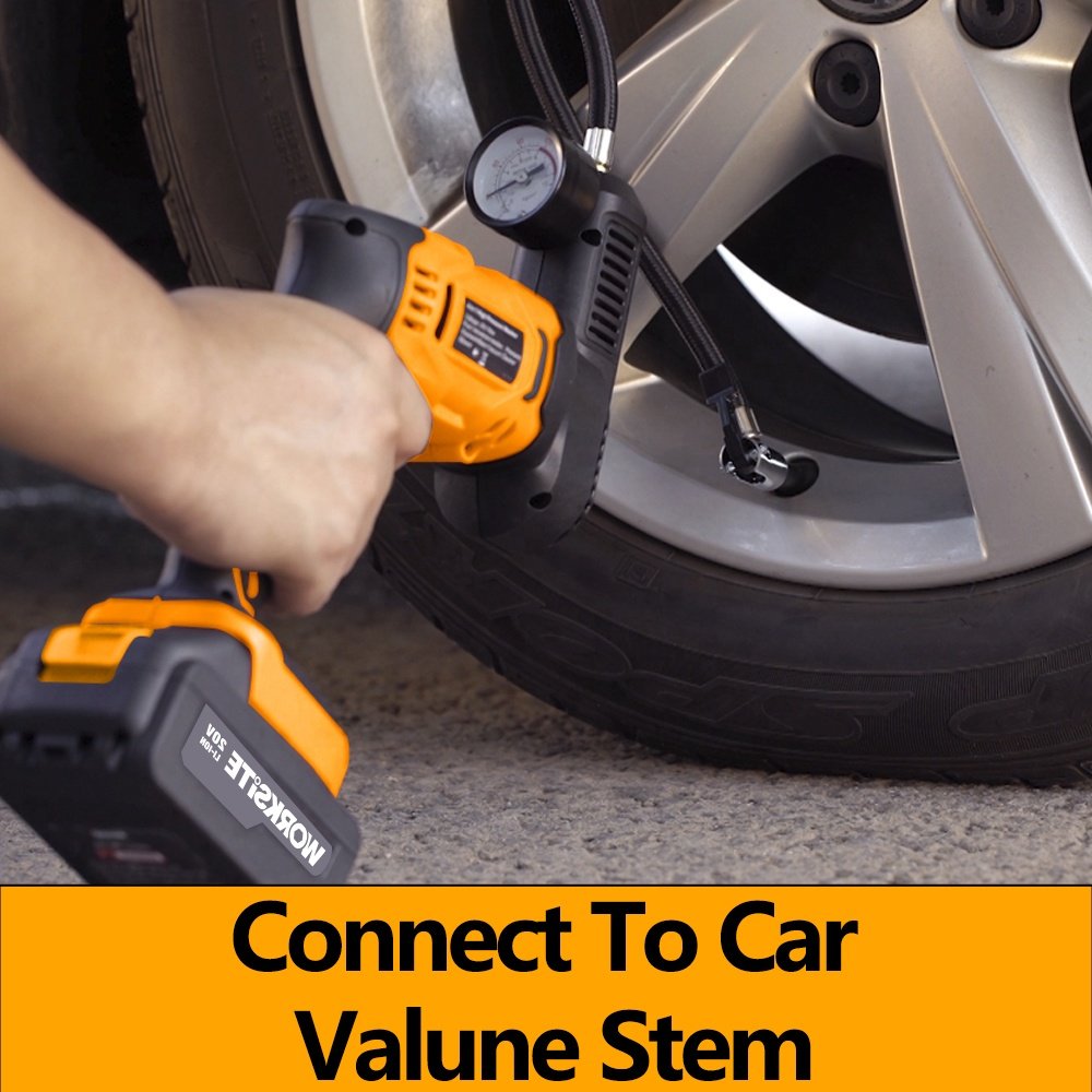 WORKSITE 20v 4 in 1 mini car washer Inflator car Vacuum cleaner Battery Power Cordless High Pressure Washer