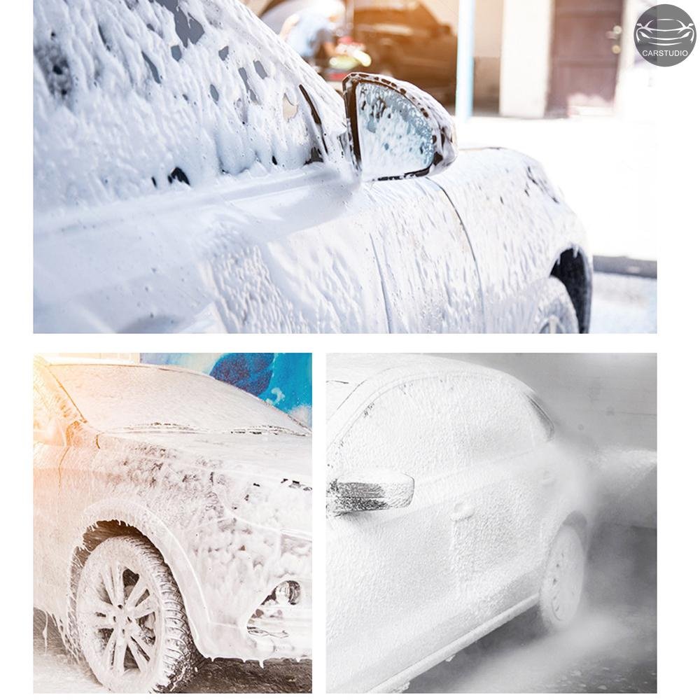 NBT Transparent Plastic Foam Cannon Pot Spray Gun Snow Foam Sprayer Gun Bottle Clear Foam Lance For Car Wash