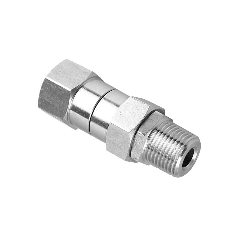 New Structure Good Quality 7250PSI High Pressure Stainless Ball Anti Fittings 3/8 Swivel Adapter 500Bar Connector