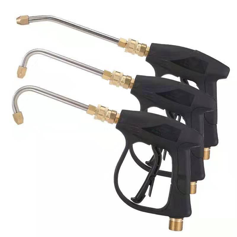 M22 Metric Thread Car Washer Water Gun Cleaning Tools 1/4 Quick Connector Cleaning Wand Car Washer Metal Jet Lance