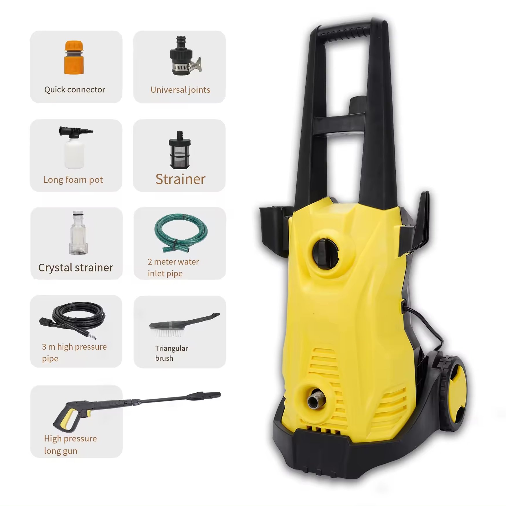 M3A High Pressure Washer Automatic 1500W High Pressure cleaner car wash machine