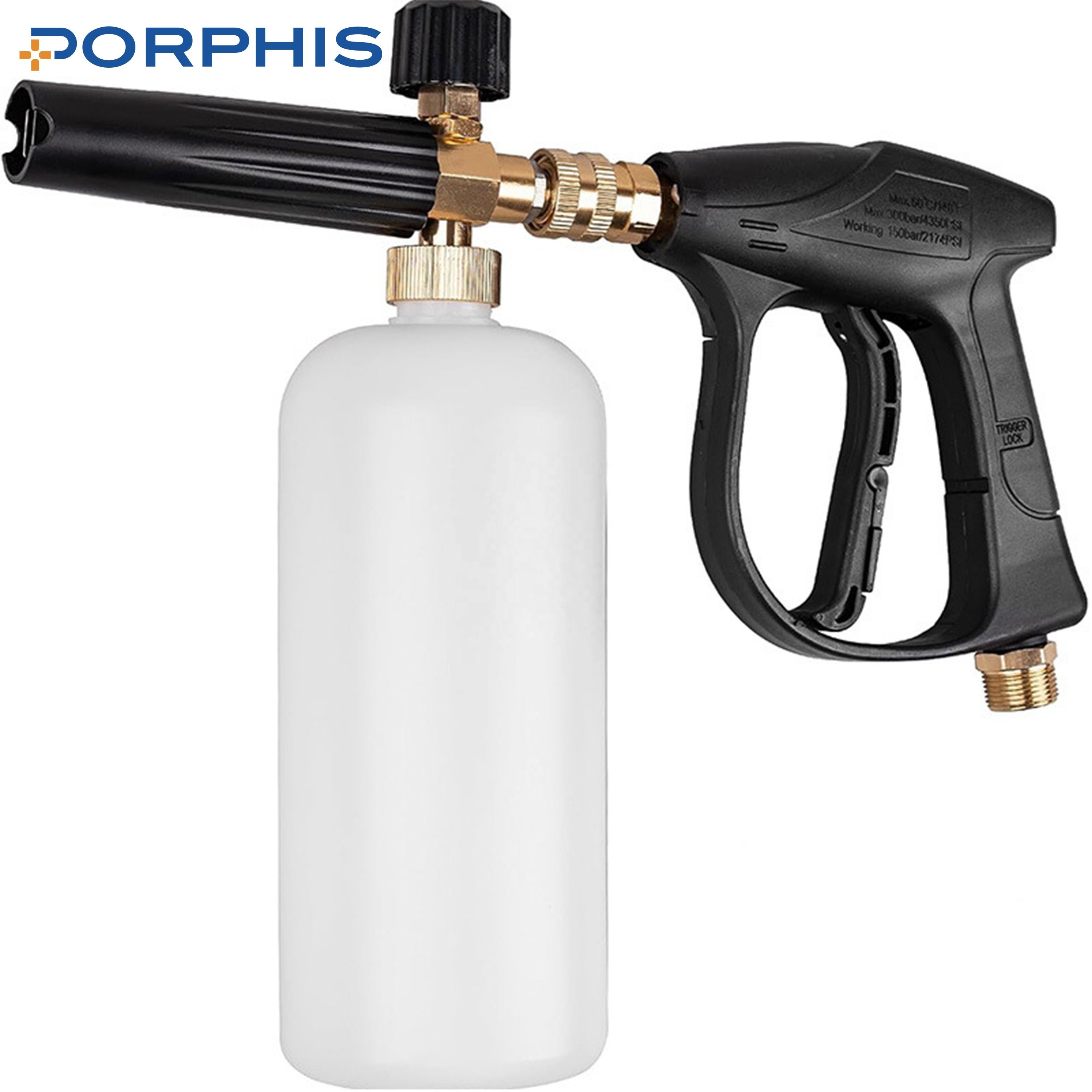 Car Wash Equipment Pressure Washer Foam Cannon Spray Gun White Color Foam Cannon Car Washer