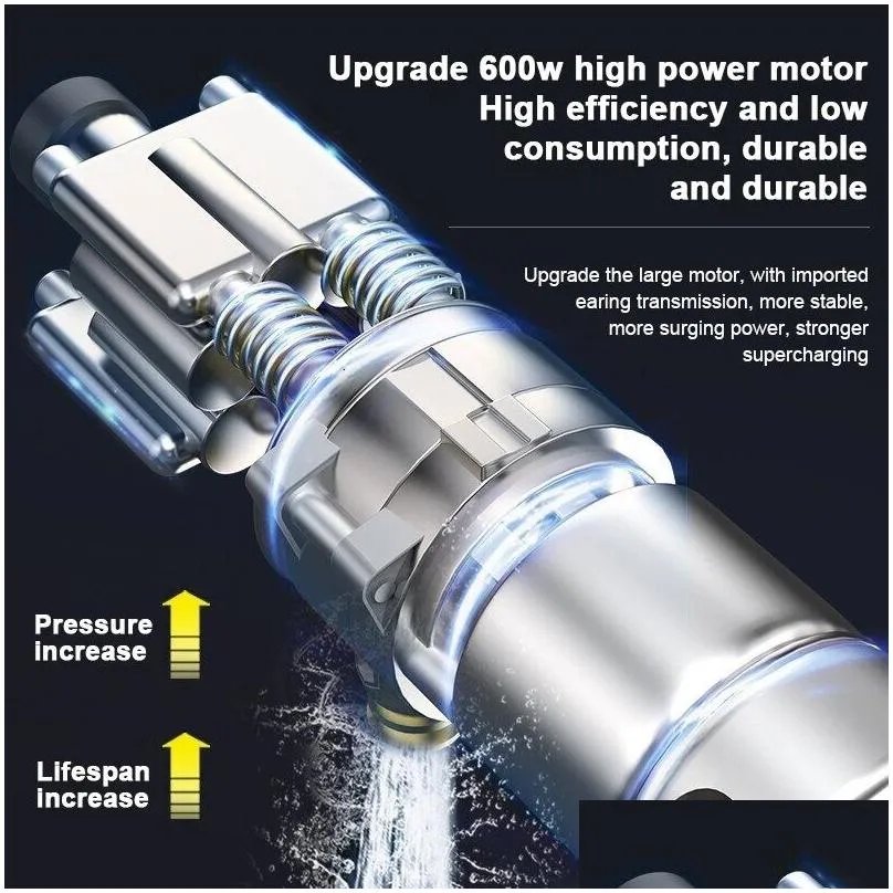 21V Portable Hand Held Car Washer Machine Rechargeable Car Washing Machine Wireless Wash Gun Cordless High Pressure Car Washer
