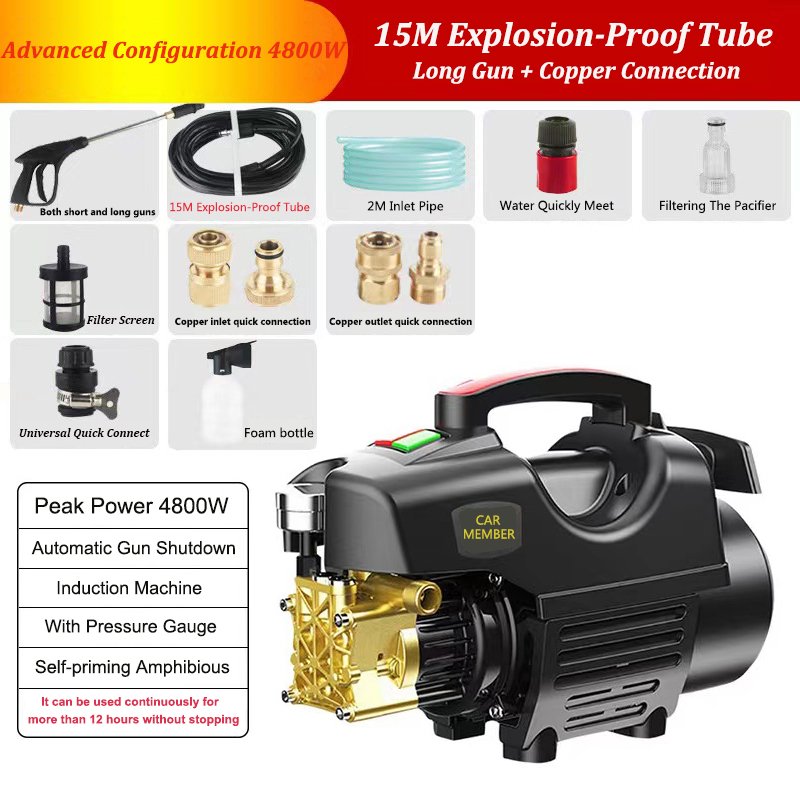 Removable ingco car washer 1800w super applicability induction motor car washer equipment convenient storage new car washer