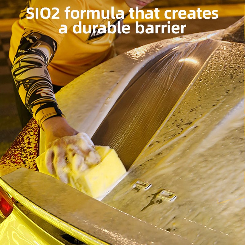 KD-020 Highly Foaming Ceramic Wash and Wax, Efficient Hydrophobic Car Shampoo With SIO2 Protection 500ML