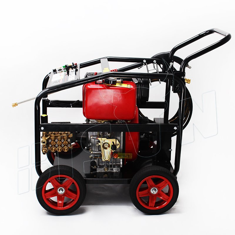Bison Commercial 250Bar 3600 Psi Diesel High Power Pressure Washer Machine