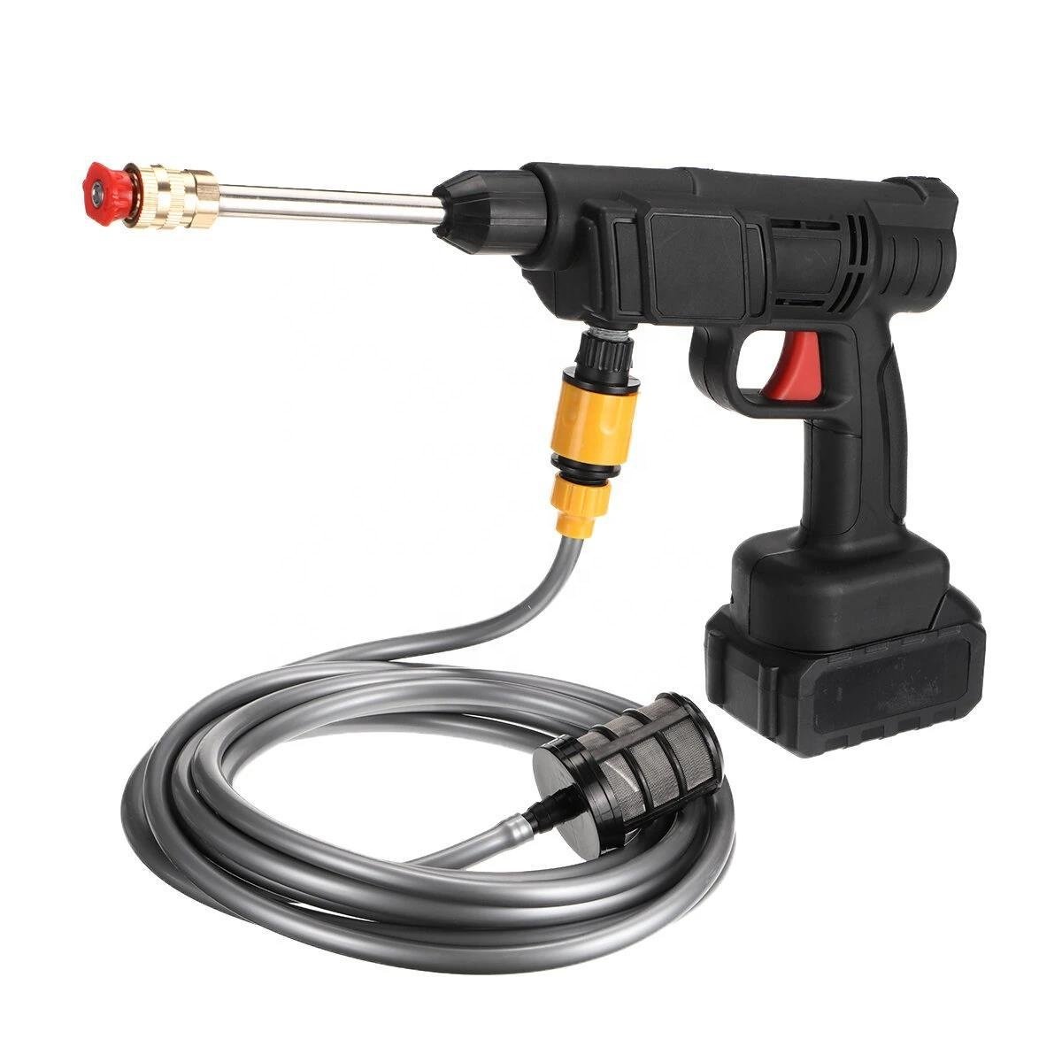 Portable High-Pressure Water Gun For Cleaning Garden Watering Hose Nozzle Sprinkler Foam Water Gun
