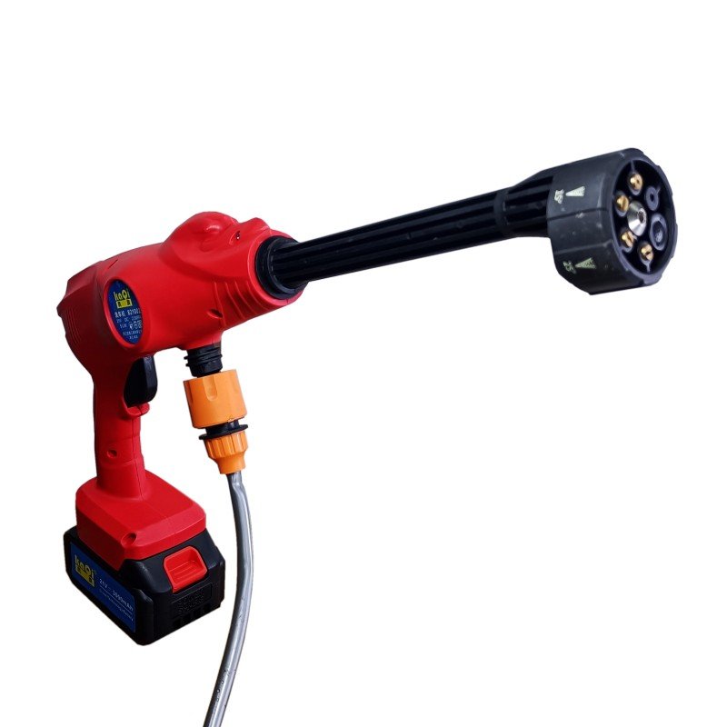 KQ-821002B Cordless car washer 21V car washing machine Lithuania battery water gun Water spray gun 14mm plunger pump