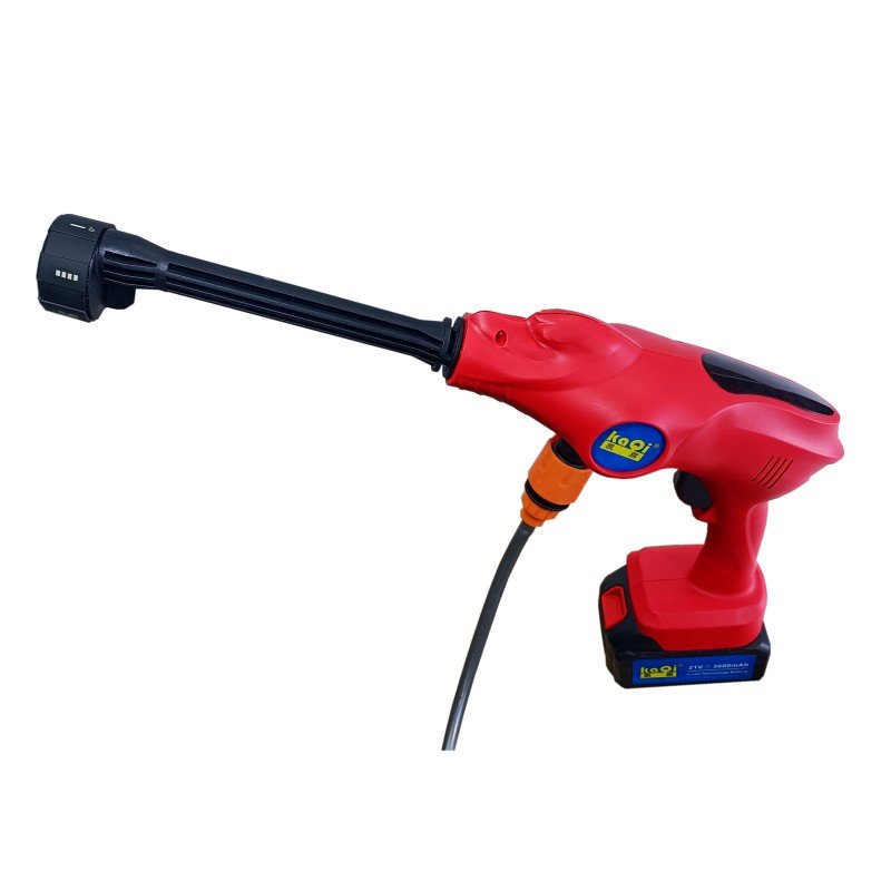 KQ-821002B Cordless car washer 21V car washing machine Lithuania battery water gun Water spray gun 14mm plunger pump