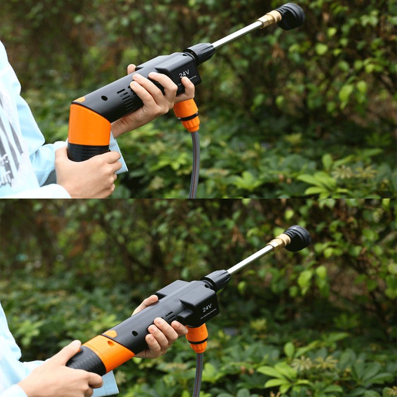 New High Pressure Washer Gun Wireless Car Washer Water Sprayer Portable Outdoor Electric Car Washer Foam Gun Battery