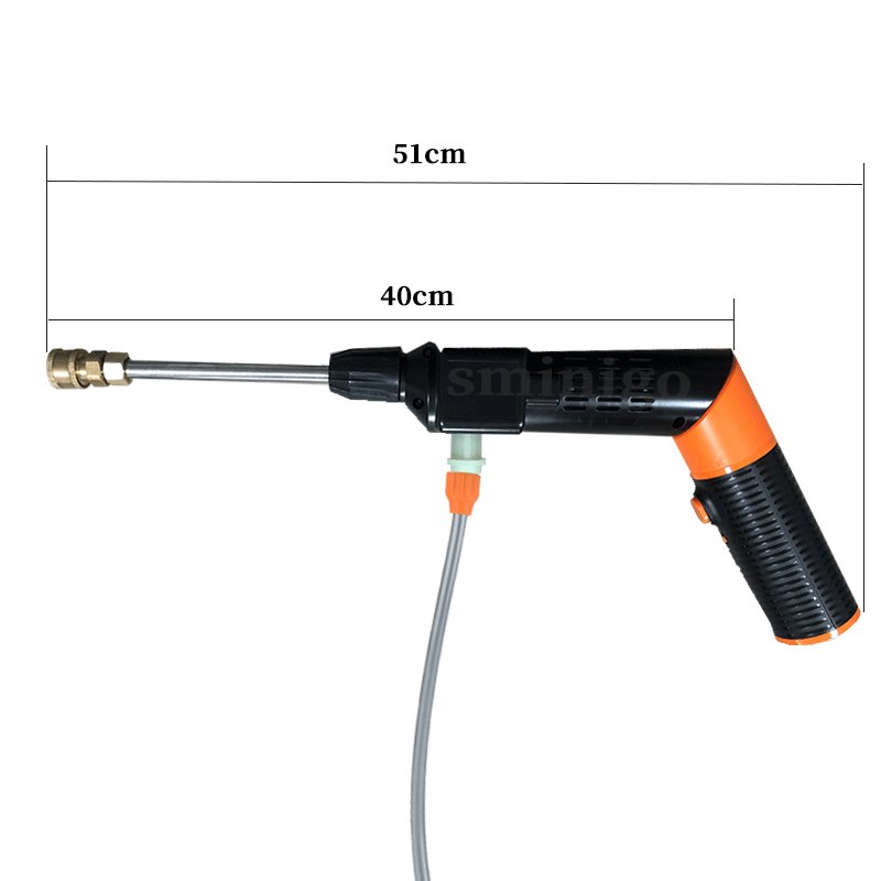 New High Pressure Washer Gun Wireless Car Washer Water Sprayer Portable Outdoor Electric Car Washer Foam Gun Battery