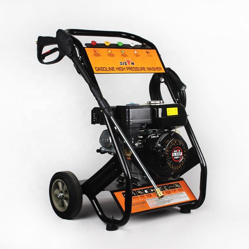 BISON (KP) BS-170A-Yellow 6.5Hp170 Bar Car Washer Machine High Pressure Pressure Washer
